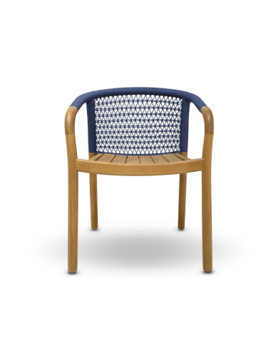 Astarte Teak ve Rattan Sandalye | Lüks ve Dayanıklı Tasarım | Luxarno