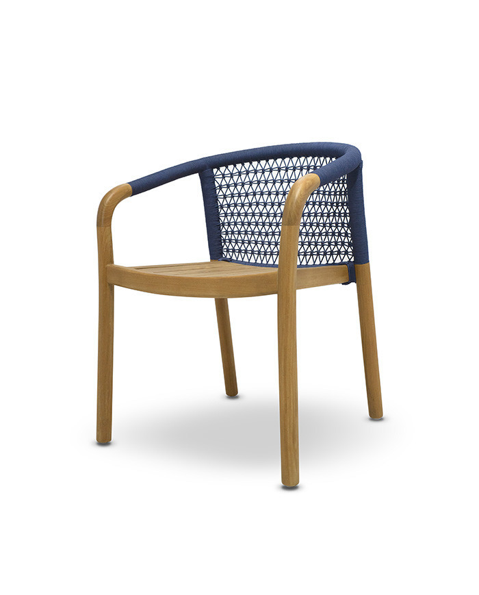 Astarte Teak ve Rattan Sandalye | Lüks ve Dayanıklı Tasarım | Luxarno