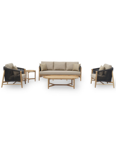 Astarte Teak ve Rattan Sandalye | Lüks ve Dayanıklı Tasarım | Luxarno